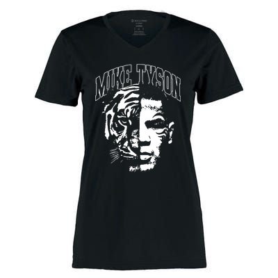 Tyson Tiger Split Women's Momentum V-Neck T-Shirt