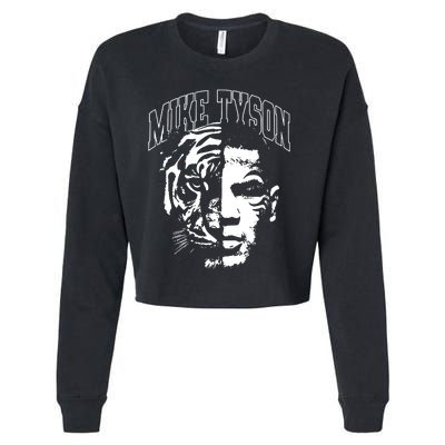 Tyson Tiger Split Cropped Pullover Crew