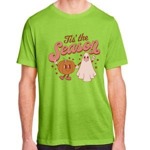 Tis' The Season Ghost Fall Pumpkin Season Autumn Halloween Gift Adult ChromaSoft Performance T-Shirt