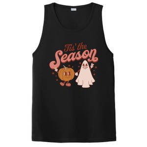 Tis' The Season Ghost Fall Pumpkin Season Autumn Halloween Gift PosiCharge Competitor Tank