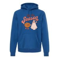 Tis' The Season Ghost Fall Pumpkin Season Autumn Halloween Gift Premium Hoodie