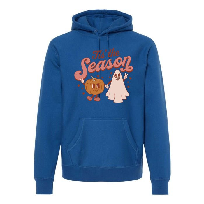 Tis' The Season Ghost Fall Pumpkin Season Autumn Halloween Gift Premium Hoodie