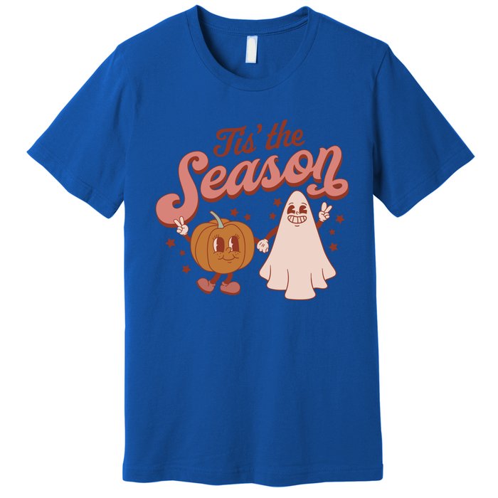 Tis' The Season Ghost Fall Pumpkin Season Autumn Halloween Gift Premium T-Shirt