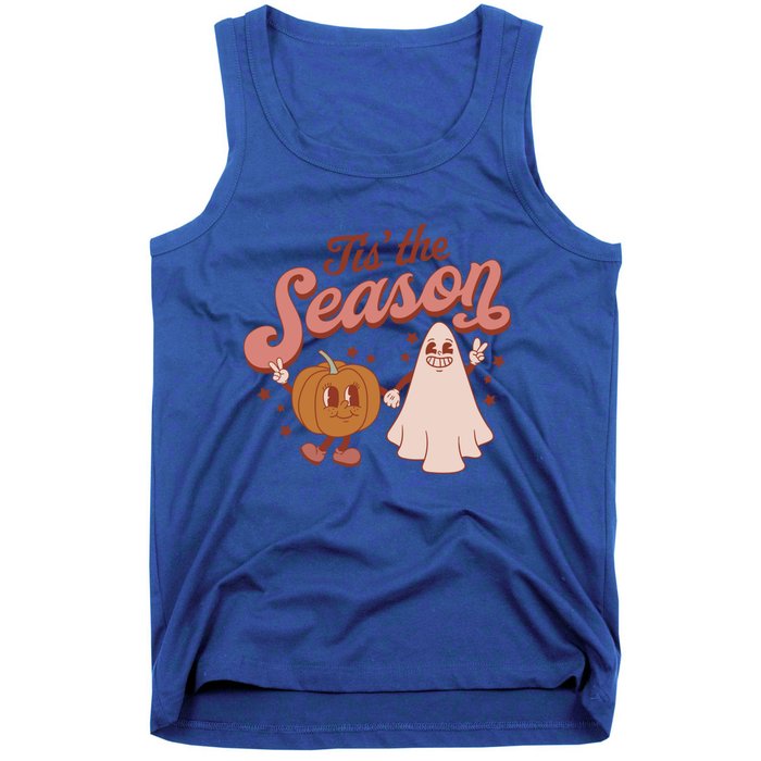 Tis' The Season Ghost Fall Pumpkin Season Autumn Halloween Gift Tank Top