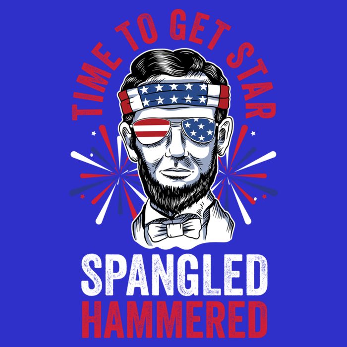 Time To Star Spangled Hammered Fireworks Director Lincoln Cool Gift Zip Tote Bag