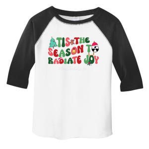 Tis The Season To Radiate Joy Christmas Rad Tech Radiology Toddler Fine Jersey T-Shirt