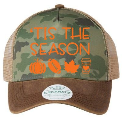 Tis The Season Fall Coffee Tea Towel Game Day Great Gift Legacy Tie Dye Trucker Hat