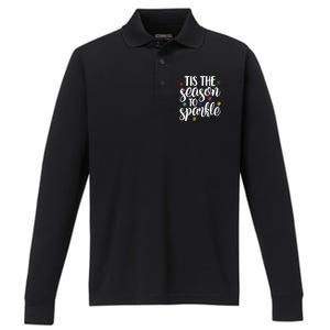 Tis The Season To Great Gift Performance Long Sleeve Polo