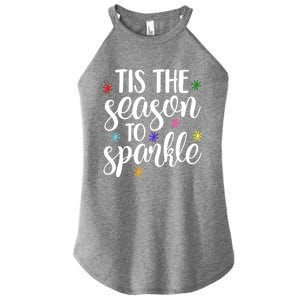 Tis The Season To Great Gift Women's Perfect Tri Rocker Tank