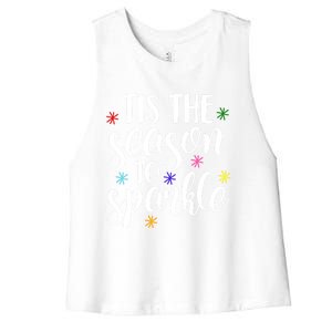 Tis The Season To Great Gift Women's Racerback Cropped Tank