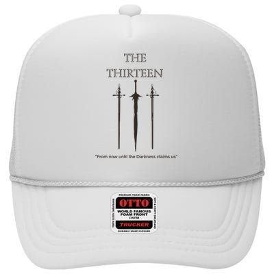 The Thirteen Sarah J Maas High Crown Mesh Back Trucker Hat