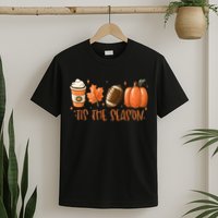 Tis The Season Fall Coffee Football Lover T-Shirt