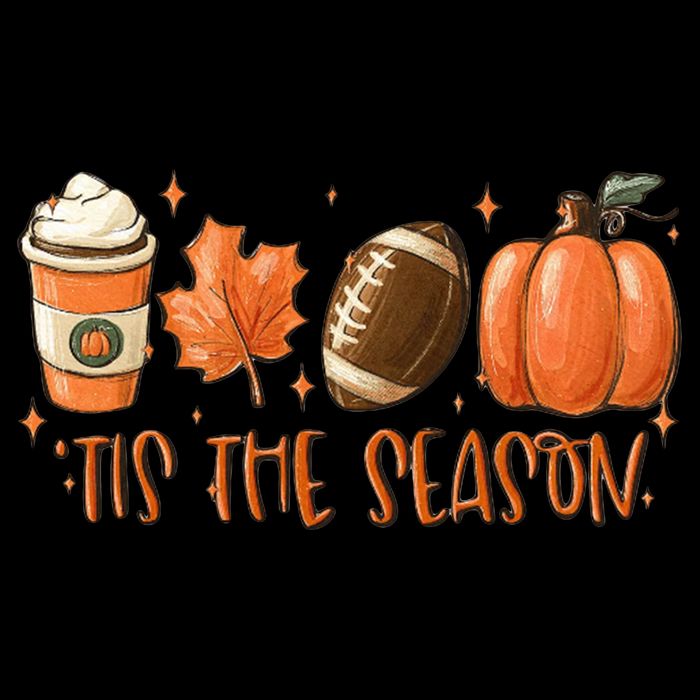 Tis The Season Fall Coffee Football Lover T-Shirt