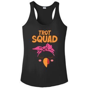 Turkey Trot Squad Running Funny Gift Ladies PosiCharge Competitor Racerback Tank