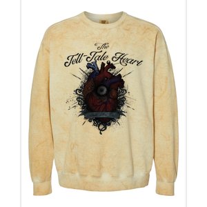 The Tell Tale Heart Edgar Allan Poe Gothic Literature Colorblast Crewneck Sweatshirt