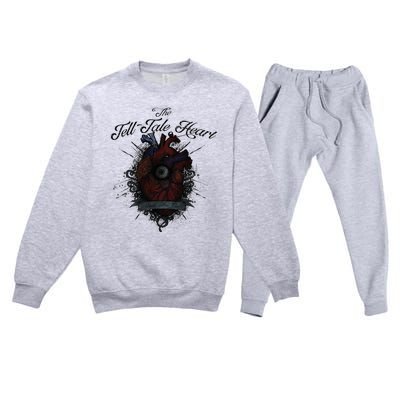 The Tell Tale Heart Edgar Allan Poe Gothic Literature Premium Crewneck Sweatsuit Set