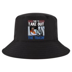 Time To Take Out The Trash Funny Trump Garbage Truck Cool Comfort Performance Bucket Hat