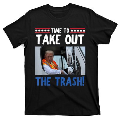 Time To Take Out The Trash Funny Trump Garbage Truck T-Shirt