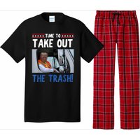 Time To Take Out The Trash Funny Trump Garbage Truck Pajama Set