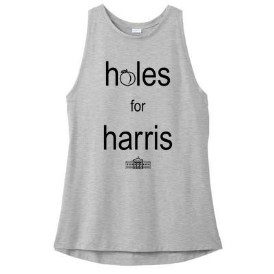 TyS Tough Talk Holes For Harris Ladies PosiCharge Tri-Blend Wicking Tank