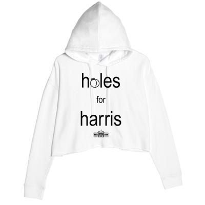 TyS Tough Talk Holes For Harris Crop Fleece Hoodie