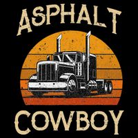 Truck Tractor Truck Driver Construction Asphalt Cowboy Baby Bodysuit