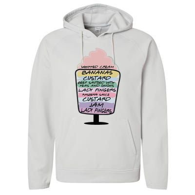 Thanksgiving Trifle Turkey Feast Performance Fleece Hoodie