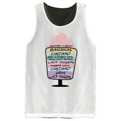 Thanksgiving Trifle Turkey Feast Mesh Reversible Basketball Jersey Tank