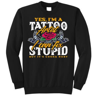 Tattoo Tattooing Tribal Symbol Artist Sweatshirt