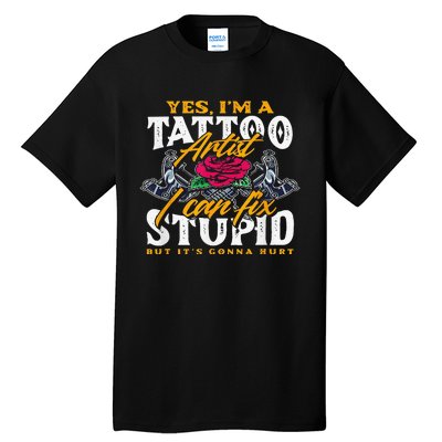 Tattoo Tattooing Tribal Symbol Artist Tall T-Shirt