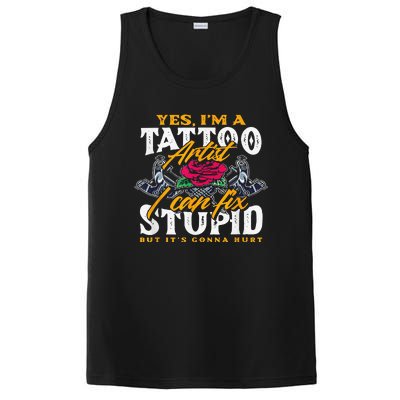 Tattoo Tattooing Tribal Symbol Artist PosiCharge Competitor Tank