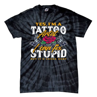 Tattoo Tattooing Tribal Symbol Artist Tie-Dye T-Shirt