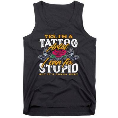 Tattoo Tattooing Tribal Symbol Artist Tank Top