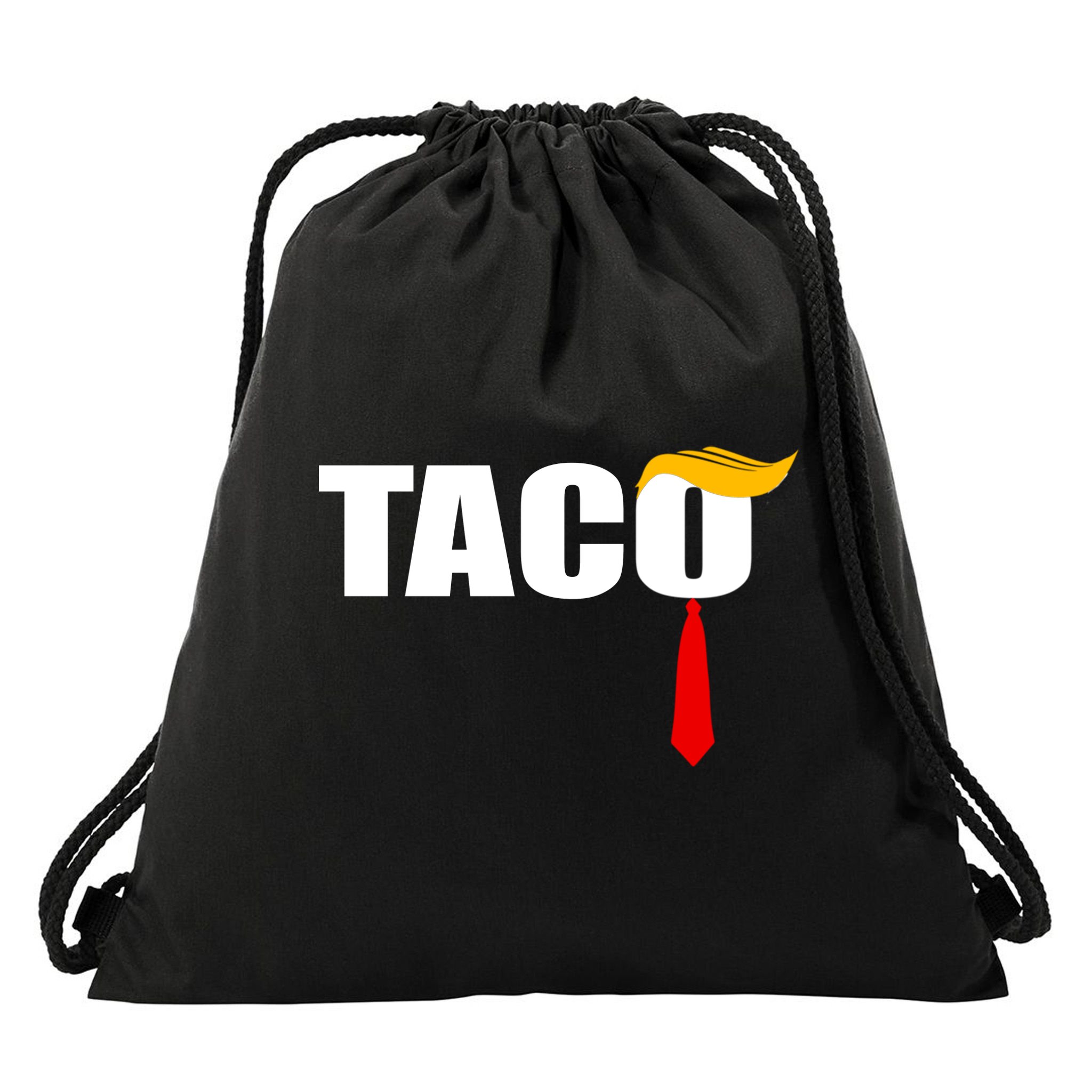 Taco Trump Drawstring Bag