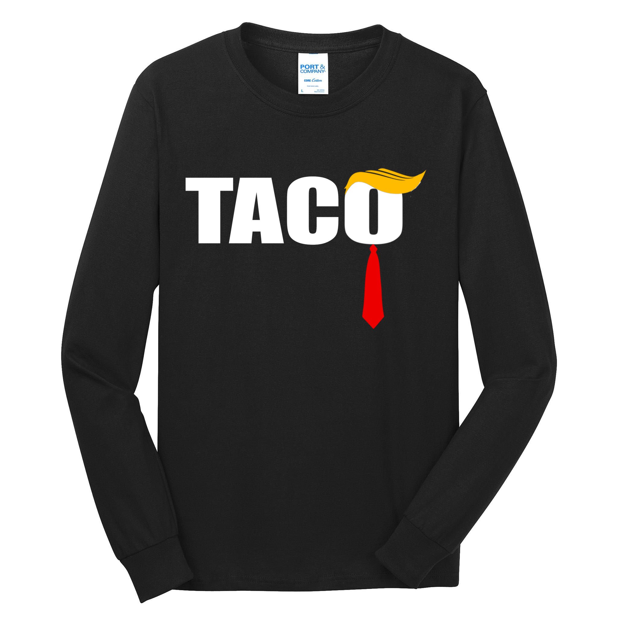 Taco Trump Tall Long Sleeve T-Shirt
