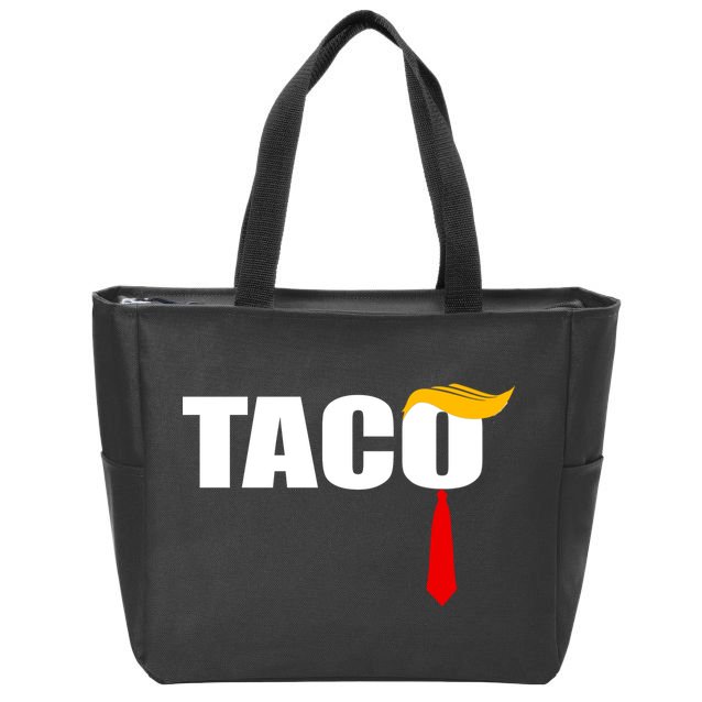 Taco Trump Zip Tote Bag