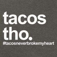 The Tacos Tho Tacos Never Broken My Heart Cotton Canvas Backpack