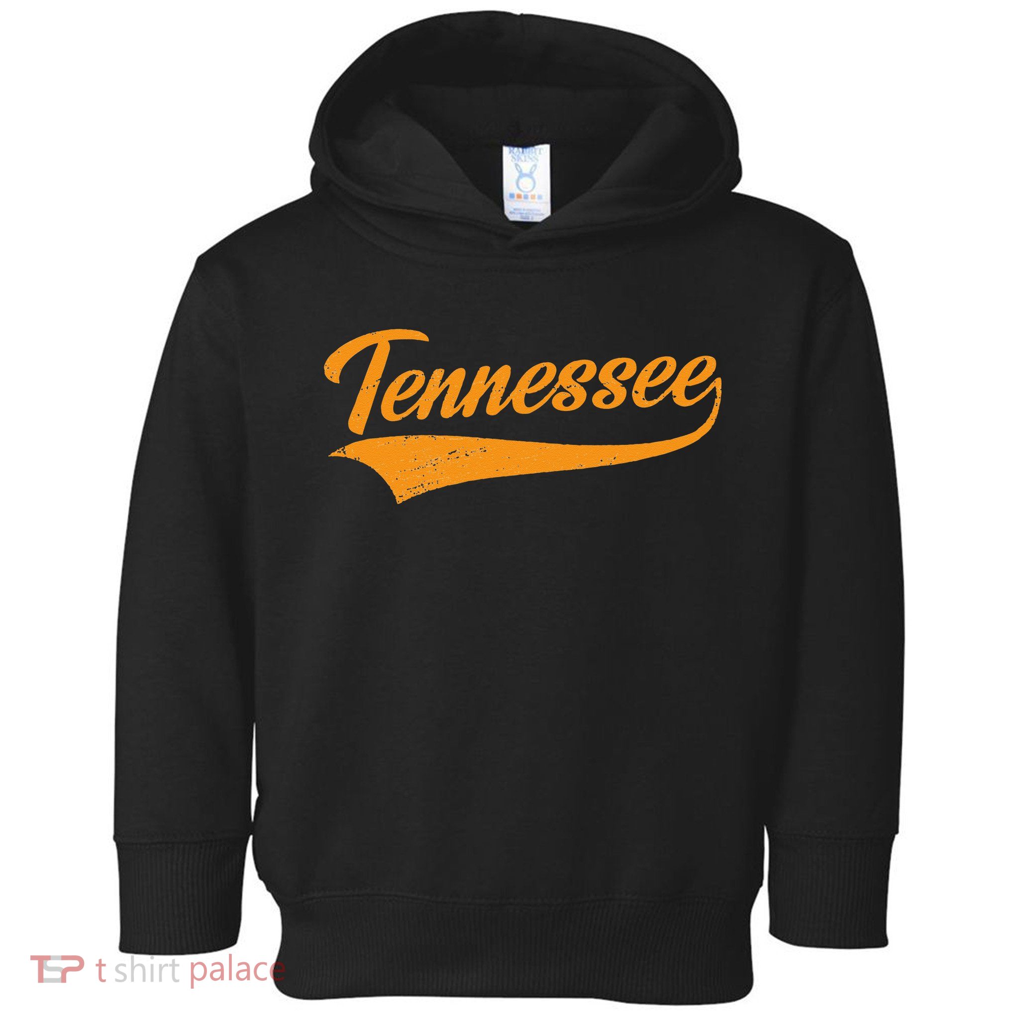 Tennessee TN Throwback Distressed Design Classic Toddler Hoodie