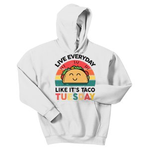 Taco Taco Tuesday Mexican Fiesta Women Boy Kids Funny Kids Hoodie