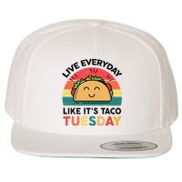 Taco Taco Tuesday Mexican Fiesta Women Boy Kids Funny Wool Snapback Cap