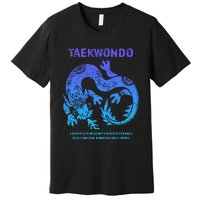 Taekwondo TKD Tae Kwon Do Dragon Art Martial Arts Graphic Premium T-Shirt