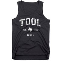 Tool Texas TX Vintage Athletic Sports Tank Top