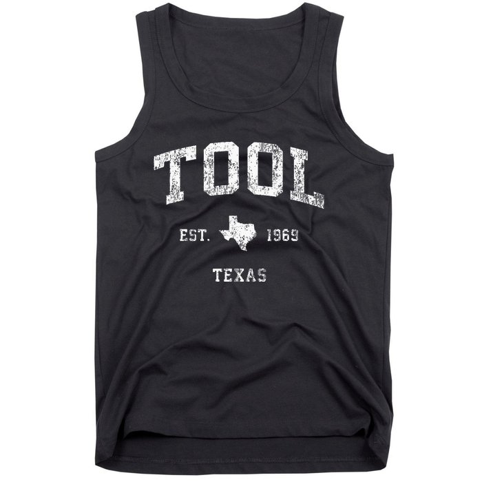 Tool Texas TX Vintage Athletic Sports Tank Top