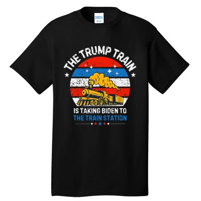 The Trump Train Is Taking To The Train Station Tall T-Shirt