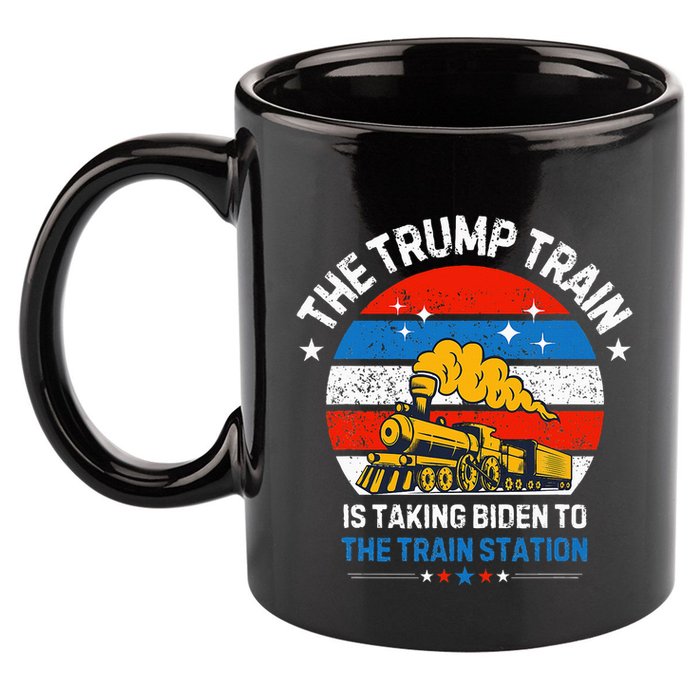 The Trump Train Is Taking To The Train Station 11oz C Handle Ceramic Mug