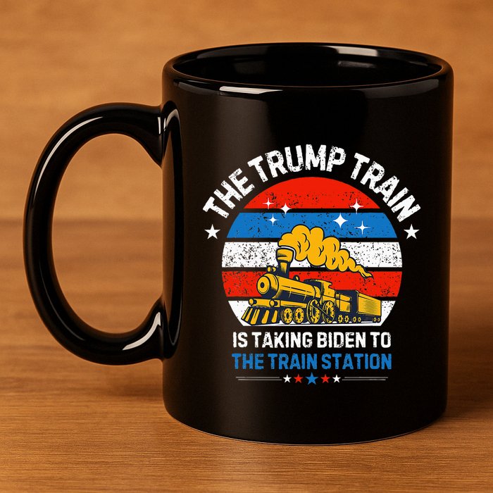 The Trump Train Is Taking To The Train Station 11oz C Handle Ceramic Mug