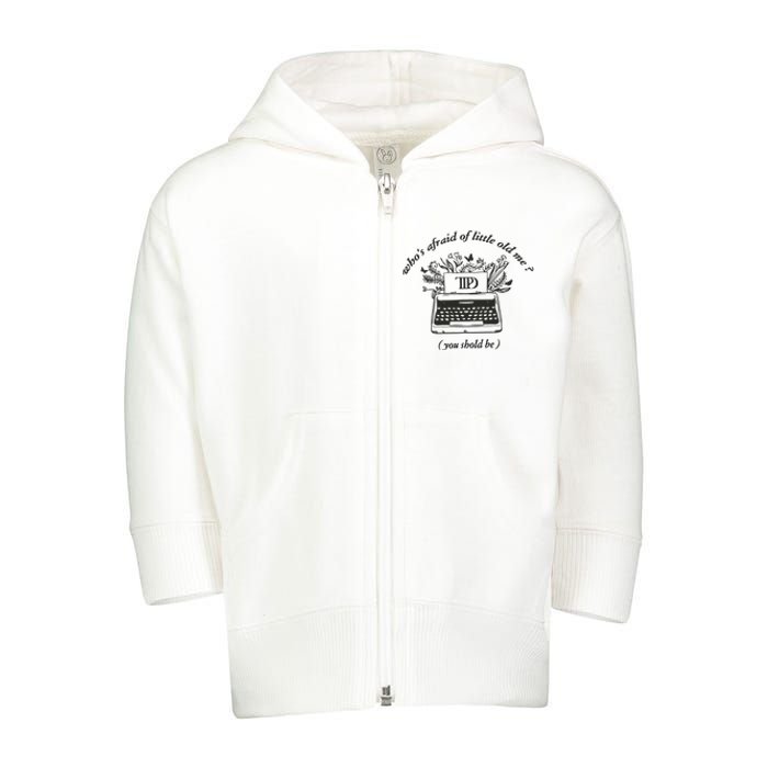 Taylor Ttpd Ttpd Typewriter Toddler Zip Fleece Hoodie