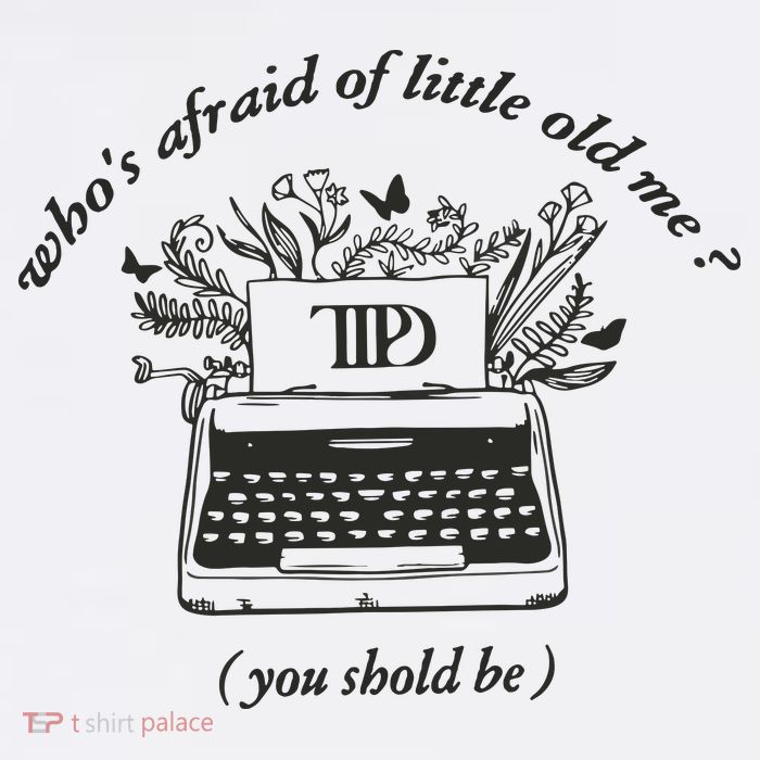 Taylor Ttpd Ttpd Typewriter Hoodie