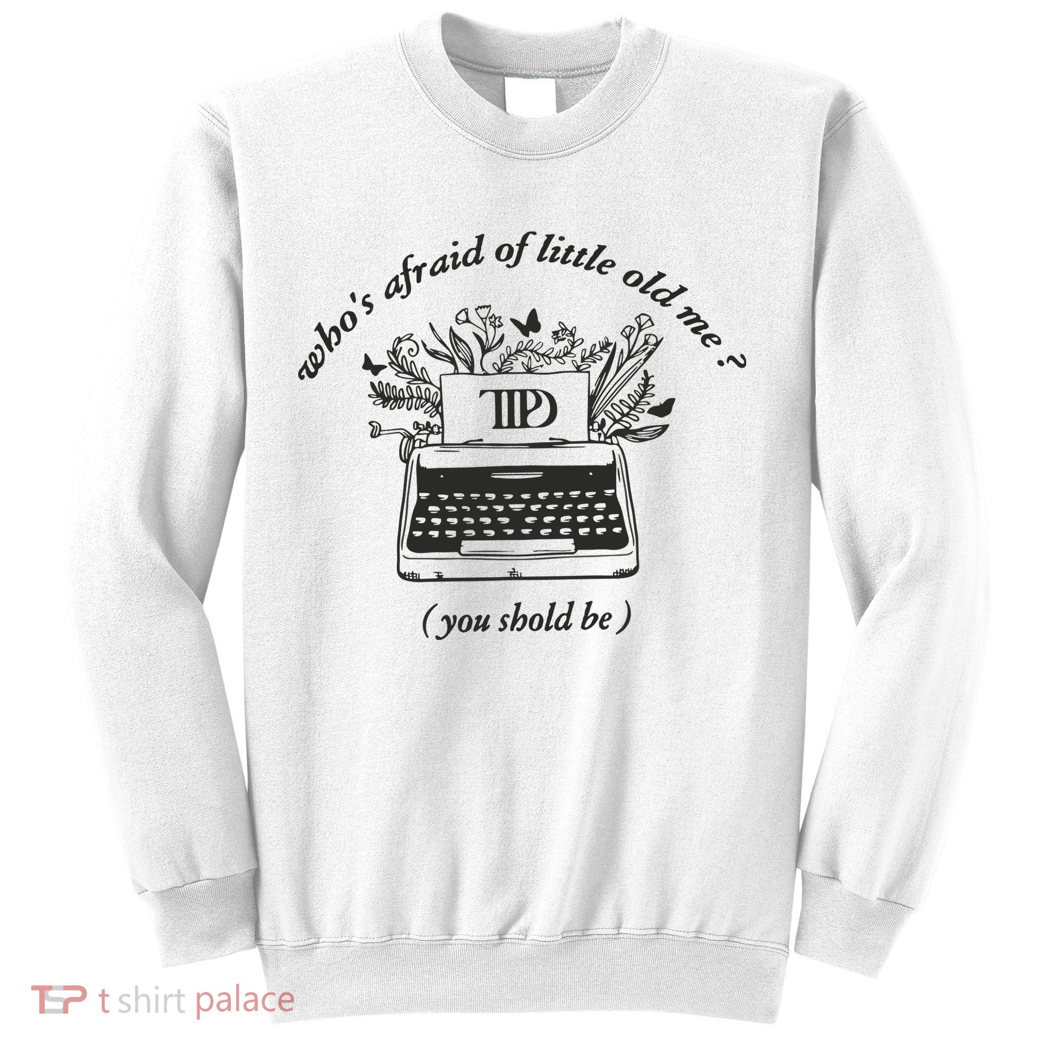 Taylor Ttpd Ttpd Typewriter Sweatshirt