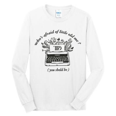 Taylor Ttpd Ttpd Typewriter Tall Long Sleeve T-Shirt